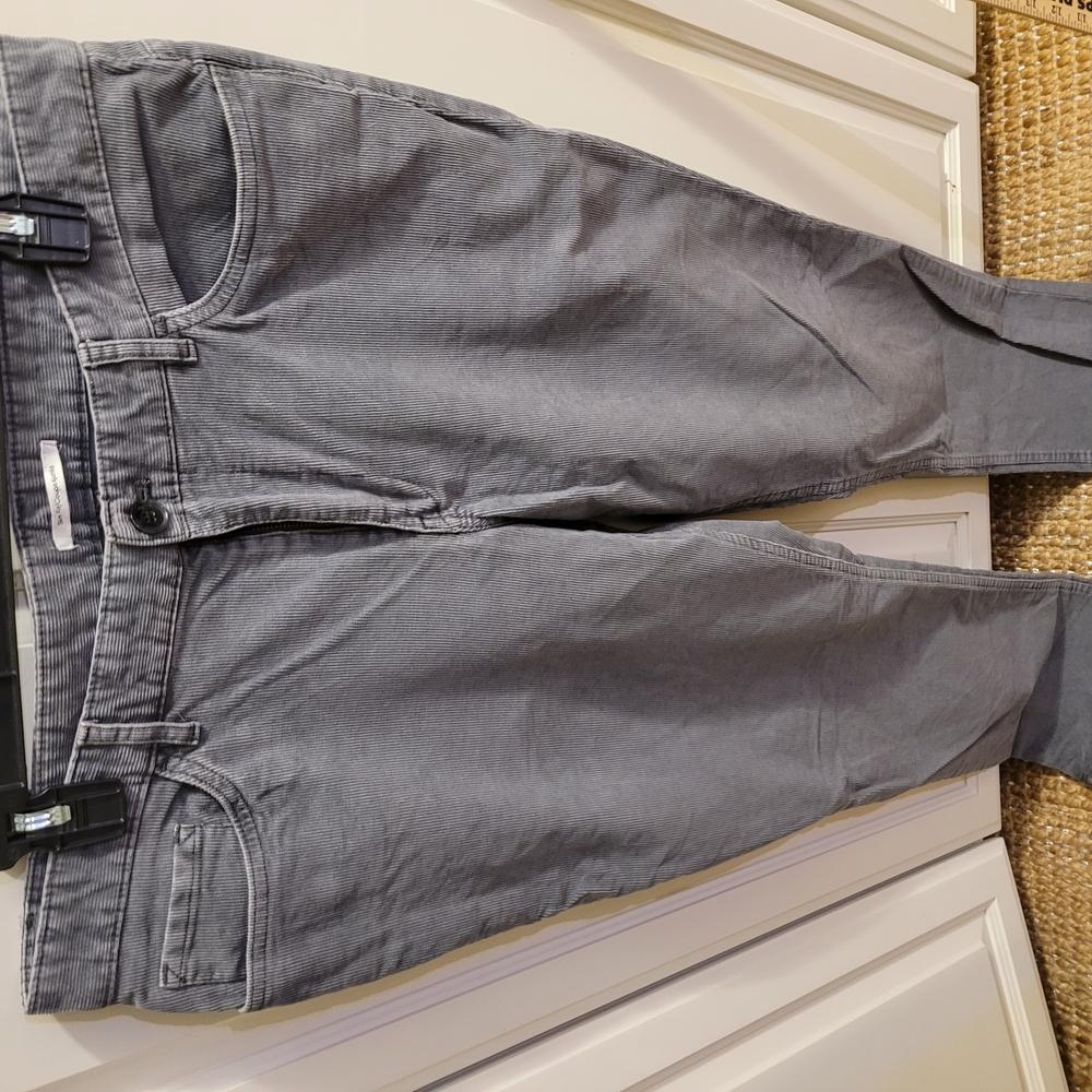 Gray Casual Pants